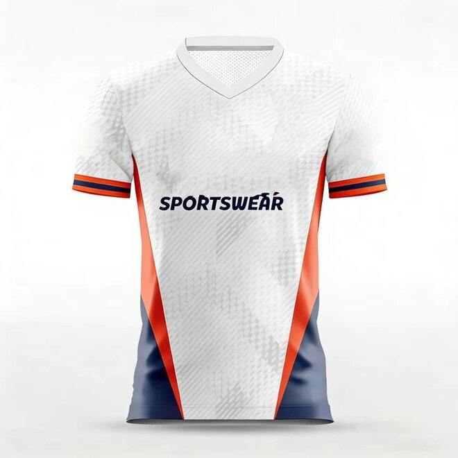 Short Sleeve Quick Dry Polyester Soccer Jersey