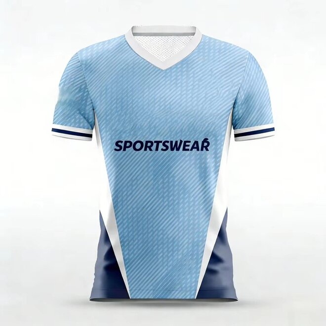 Short Sleeve Quick Dry Polyester Soccer Jersey