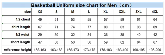 Plus Size Basketball Jersey Uniforms with Quick Dry and Moisture Wicking Features Set
