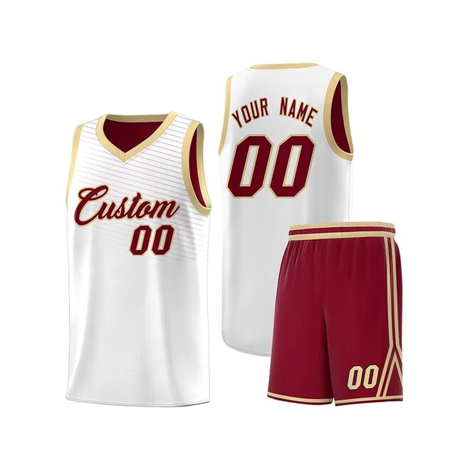Quick Dry Mesh Breathable Basketball Jersey Uniform Set