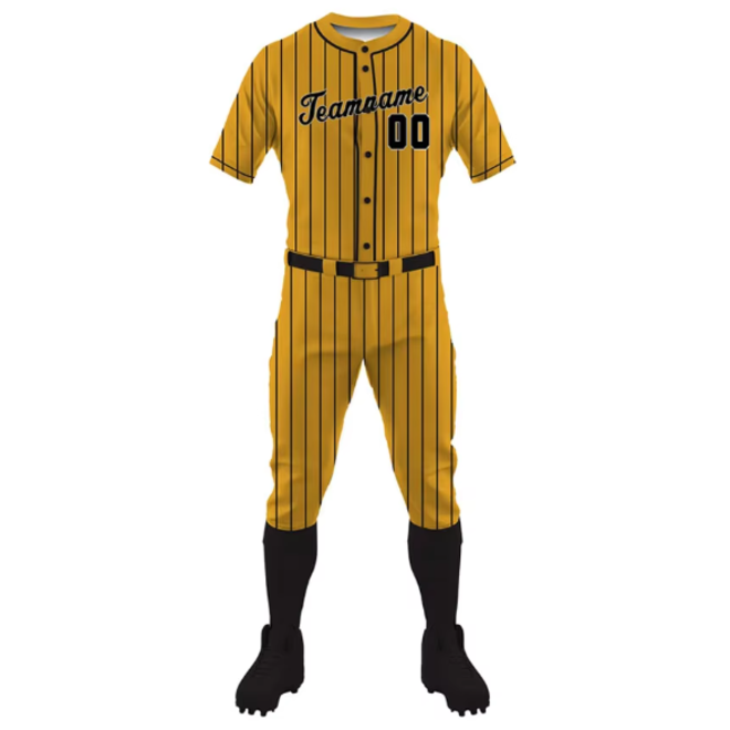 Short Sleeve Baseball Trousers Uniform