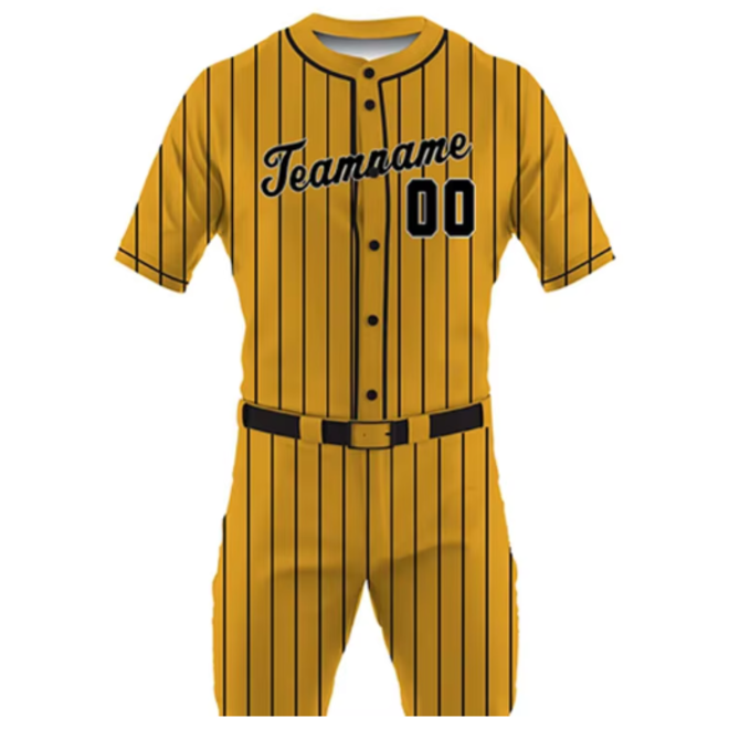 Short Sleeve Baseball Trousers Uniform