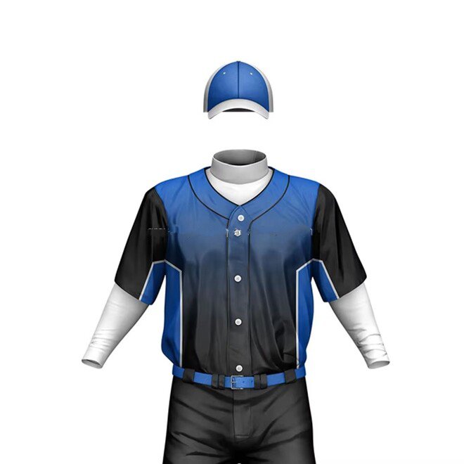 High Quality Printing Trendy Baseball Jersey Sets with Hat Set