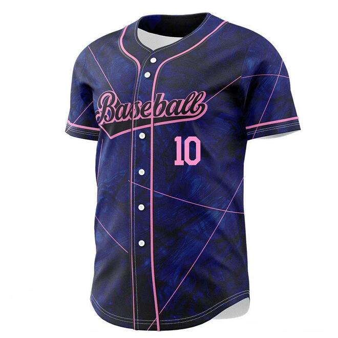 Short Sleeve Printed Baseball Jersey