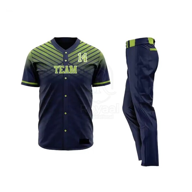 Customized Team Uniforms Breathable Baseball Jersey Set
