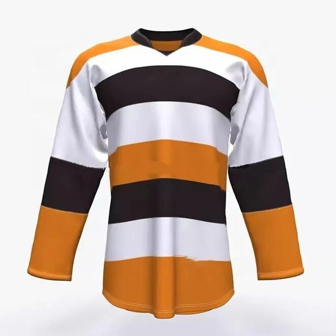 Striped Ice Hockey Jerseys for Men