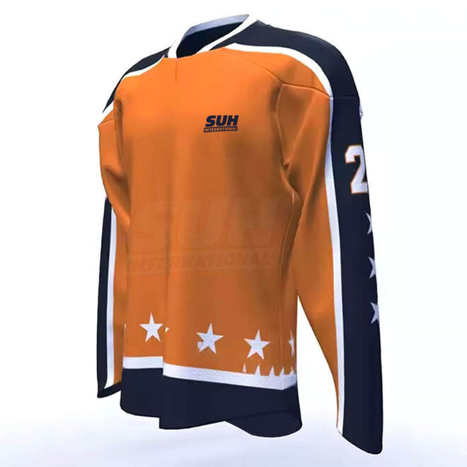 Breathable Lightweight Plus Size Quick Dry Ice Hockey Jersey