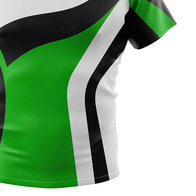 Short Breathable Fabric Strong Stitching Long Lasting Wear Rugby Jersey