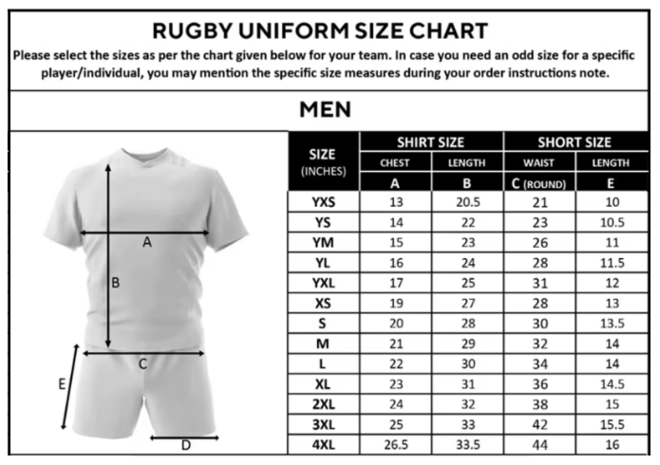 Breathable Durable Short Sleeve Rugby Uniform